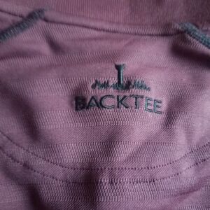 LOT of 2 Backtee Golf polo shirts. Men's XL.